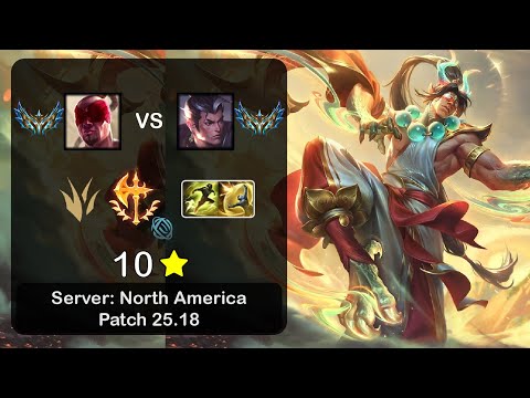 Lee Sin Jungle vs Xin Zhao - NA Challenger - Patch 25.18