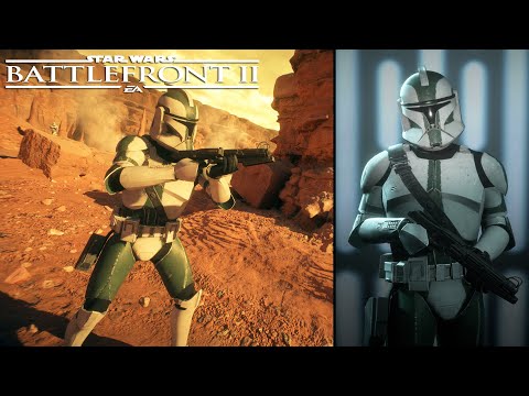 COMMANDER GREE GAMEPLAY PHASE 1 - 41ST ELITE CORPS | THE CLONE WARS - STAR WARS BATTLEFRONT 2