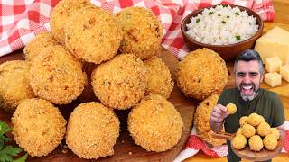 NÃO FAÇA BOLINHO DE ARROZ ANTES DE VER ESSA RECEITA - SEQUINHO E FOFINHO - Receitas de Pai