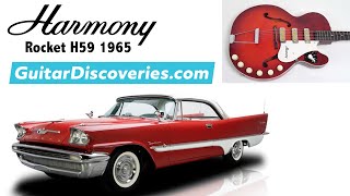 Video thumbnail for HARMONY ROCKET H59 - Rockin' riffs on a vintage 1965 Hollowbody. by Robert Cassard
