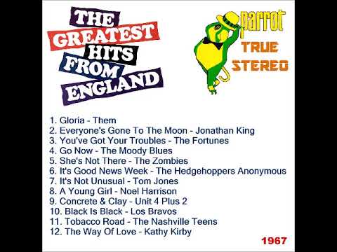 THE GREATEST HITS FROM ENGLAND (FULL STEREO ALBUM) 1967 9. Concrete & Clay - Unit 4 Plus 2 1965