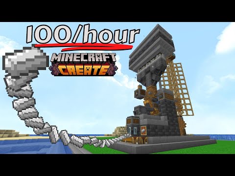 K1 Inc. - Minecraft Tutorial 1.18.2 | Iron Farm 100 per hour | Create Mod