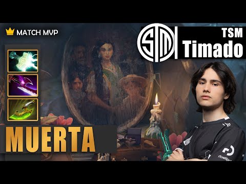 Muerta Safelane | TSM.Timado | HE TRIED HIS BEST SO LEAVE HIM ALONE OK? | 7.34c Gameplay Highlights
