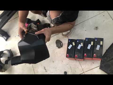 Yakıtı az olan bir motosikleti tamir etme talimatları