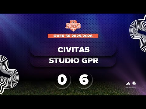 CIVITAS v STUDIO GPR - Calcio a 7 Over 50 Sportland 2025/2026