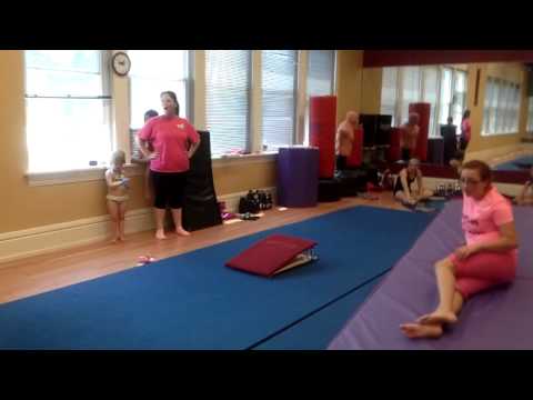 Lici's aerial on the springboard :-)