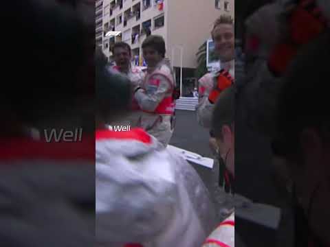 The Drinks Are On  ̶L̶e̶w̶i̶s̶ Ron! 😄 Hamilton Celebrates Maiden Monaco Win 🏆 #Shorts