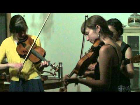 The new band CALLIOPE (Tashina Clarridge, Emily Mann, and Wilhelmina)