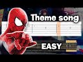 The Amazing Spider-Man 2 - Theme Song - Guitar tutorial (TAB)