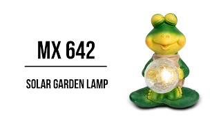 Solárne led svietidlo KORYTNAČKA 1xLED teplá biela, výška: 23cm