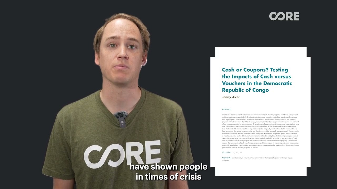 How CORE Uses Cash Assistance to Transform Lives