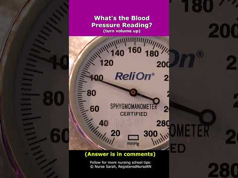 Sphygmomanometer Practice Reading for Blood Pressure Korotkoff Systolic and Diastolic Sounds