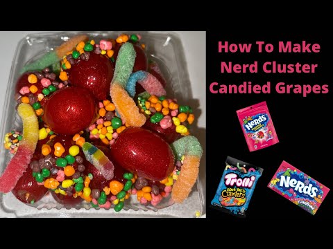 How To Make Nerd Cluster Candied Grapes / Easy & Simple / Small Business