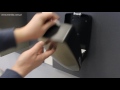 Merida Pojemnik na papier toaletowy w listkach  MERCURY, do 400 listków papieru, CZARNY (BMC401)