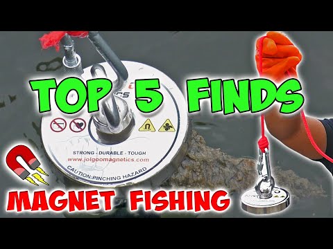 TOP 5 Best MAGNET FISHING FINDS!!!