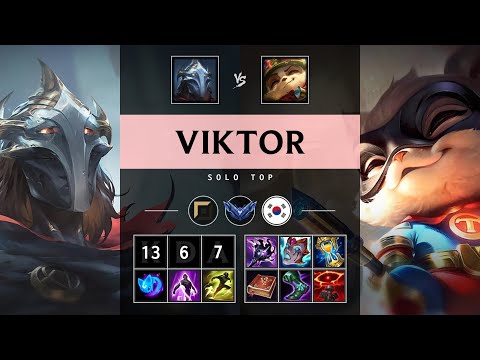 Viktor Top vs Teemo - KR Diamond Patch 25.06