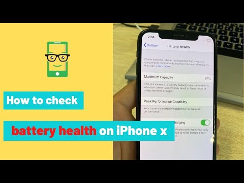how to check iPhone x battery health | How Check Second Hand iPhone battery | iPhone x Graph Explain