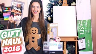WHAT I GOT FOR CHRISTMAS 2018 : ART SUPPLIES & MORE!