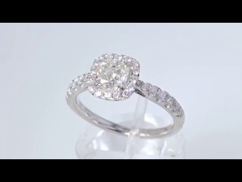 1.46CT Cushion Diamond Halo Engagement Ring Cert/Appr $10K+ $3995