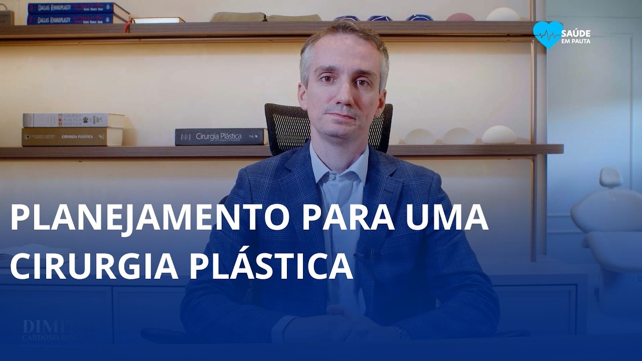 Saúde em Pauta. O planejamento para uma cirurgia plástica é o assunto da dica com o dr Dimitri Cardoso Dimatos