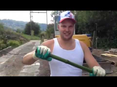 Unglaubliche Fähigkeit mit Bambus