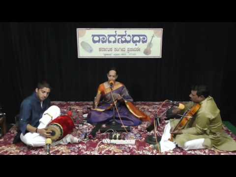 Dr Padma Sugavanam - Akhilandeshwari (Raga Dvijavanti, Composer - Muthuswami Dikshitar, Talam - Adi)