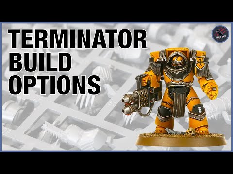 HORUS HERESY CATAPHRACTII TERMINATORS BUILD OPTIONS -  Weapons & Parts Included With Age Of Darkness