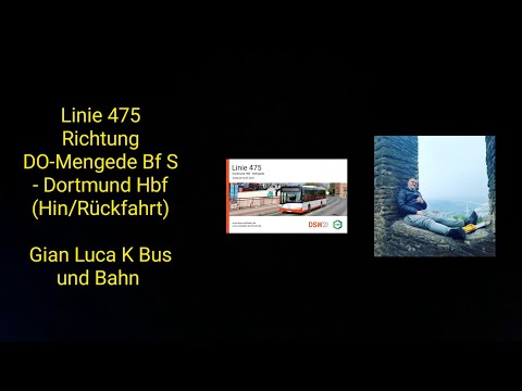 Linie 475 Richtung DO-Mengede Bf S - Dortmund Hbf | Teil 2/2 | Gian Luca K Bus und Bahn