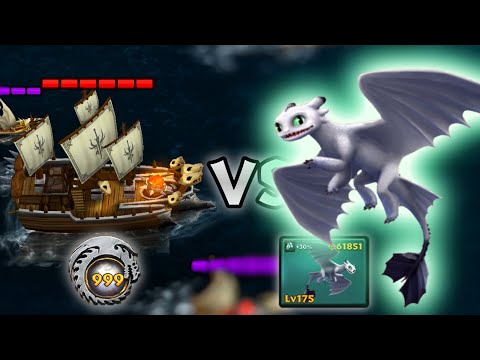 Defend Berk with Teenage Pouncer (the Grown-up Night Light) vs. Fleet 999 | Dragons: Rise of Berk