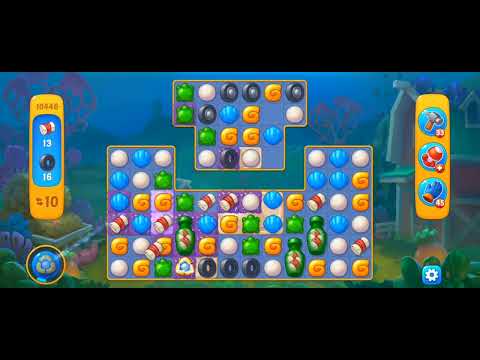 Fishdom Easy Level 10446 (with full horseshoe boosters) @choraelmin