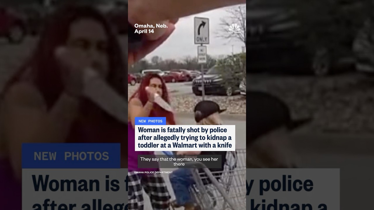 Woman is fatally shot by police after allegedly trying to kidnap a toddler at a Walmart with a knife