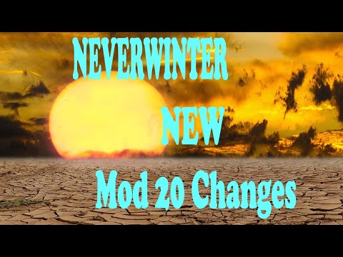 Neverwinter New Mod 20 Sharandar Changes And More