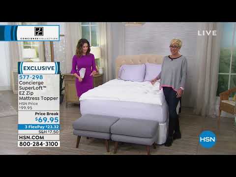 HSN | Concierge Collection Bedding 03.12.2019 - 07 AM