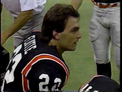 CFL Toronto 41 at B.C. 52 (1991) - 2nd quarter and halftime