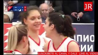 TERCER PARTIDO DE ANGELA LEIVA EN RUSIA; YENISEY VS SPARTA