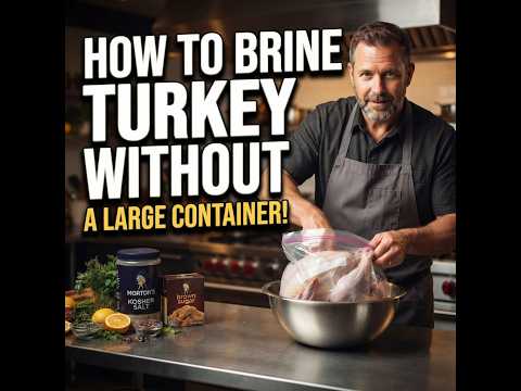 How to Brine a Turkey Without a Large Container (Space-Saving Hack)
