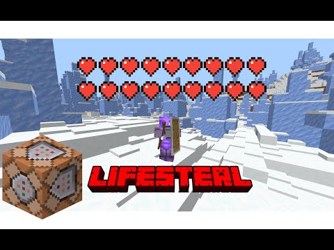 How to recreate the Life Steal SMP with commands Minecraft(BEDROCK)