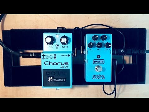 M234 Limited Edition Analog Chorus Black/Red by MXR | RockBoard