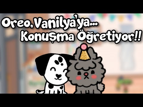 Oreo Vanilya'ya konuşma öğretirse?! 💭🐶🎤 Collab w/@TOCALIFEQUEEN  • Toca Life World Türkçe •