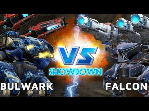WAR ROBOTS SKIRMISH MODE: BULWARK VS FALCON (WAR ROBOTS GAMEPLAY)