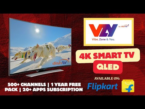 Dish TV Launches VZY Smart TV with 500+ Channels ✅ | VZY TV on Flipkart 