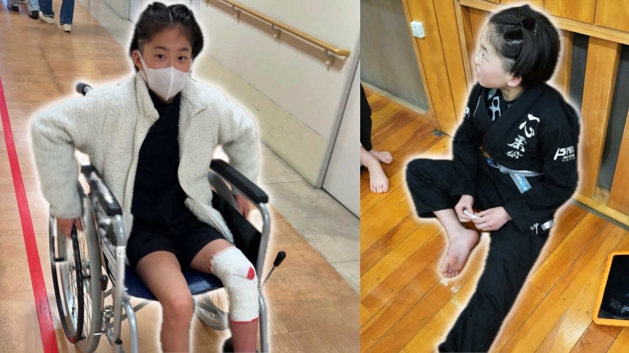 試合でケガ🧒🏻💦名古屋・大阪２日連続の柔術試合🥋