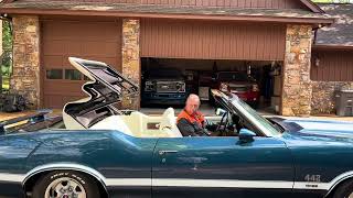 1970 Oldsmobile 4-4-2 W-30 Convertible Top Operation Part 2