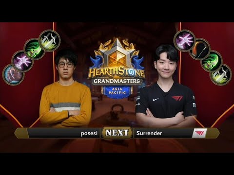 Posesi vs Surrender | 2021 Hearthstone Grandmasters Asia-Pacific | Decider | Season 2 | Playoffs