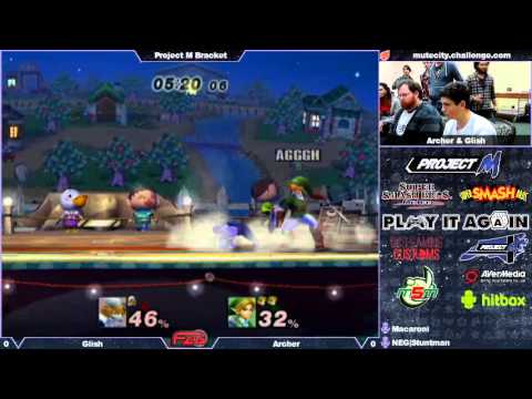 Mute City 3|Project M-Losers Bracket: Glish (Sheik) vs Archer (Link)