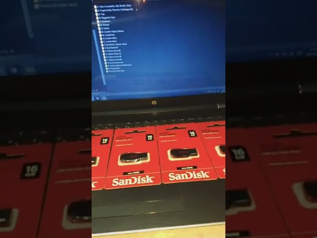 Vídeo relacionado con Desuerte Memoria USB de metal para guitarra, 16 GB, con caja de piel y soporte de plástico, amantes de la música, bodas, aniversarios y ocasiones especiales
