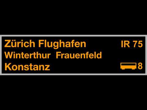 SBB Ansage - Begrüssung im IR75 nach Konstanz in Zürich HB (D+E)