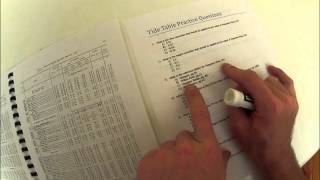 Tide Table Video Lecture and Practice Problems