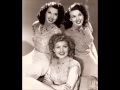 The Dinning Sisters  - Turn Your Radio On (c.1942).