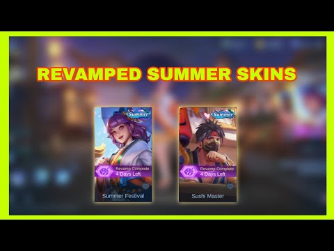 KAGURA AND HAYABUSA REVAMPED SUMMER SKINS NEW EFFECTS! MOBILE LEGENDS BANG BANG